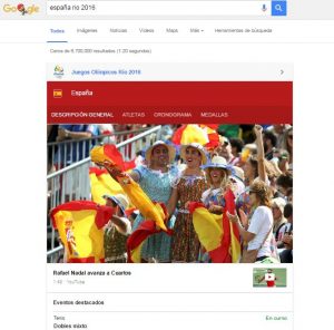 Juegos olímpicos Google
