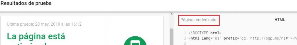 Mobile-friendly Test de Google