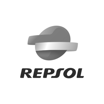 Repsol Logo blanco y negro